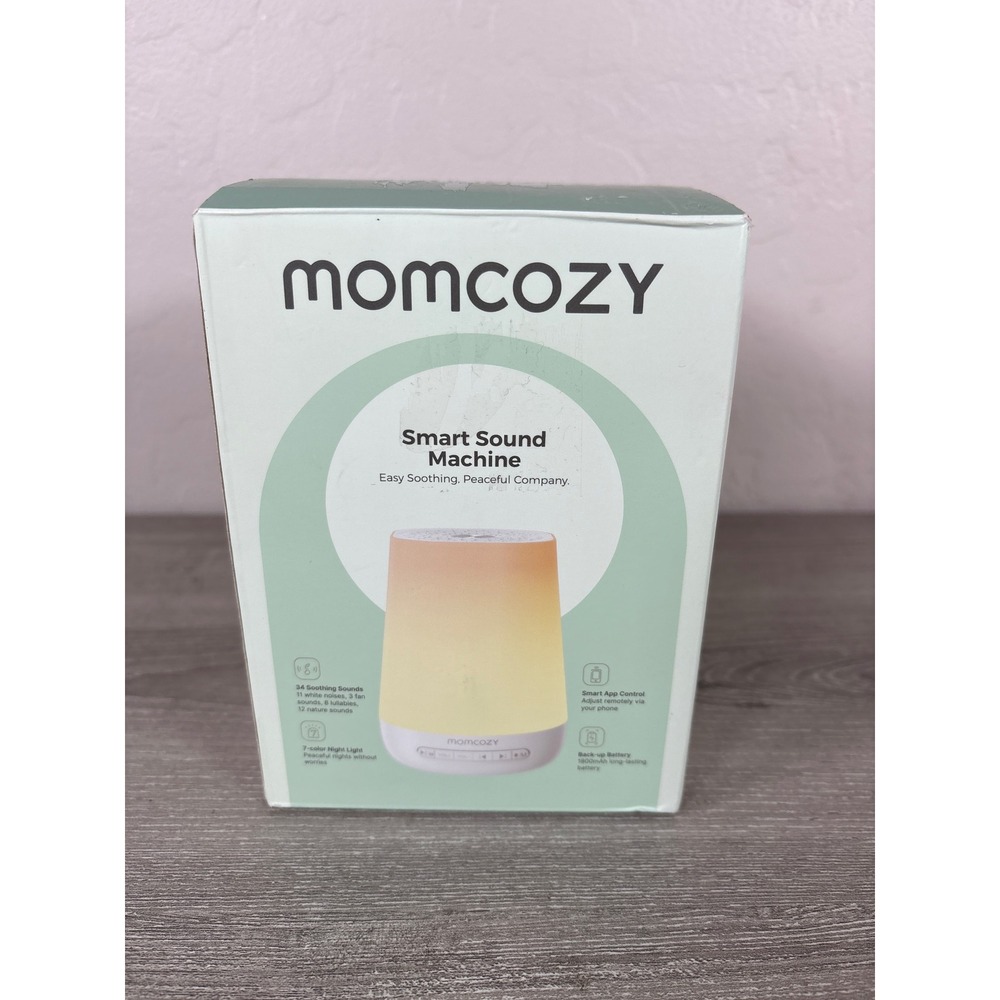 MOMCOZY - Smart Sound Machine / Baby White Noise Marker / Night Light - Open Box